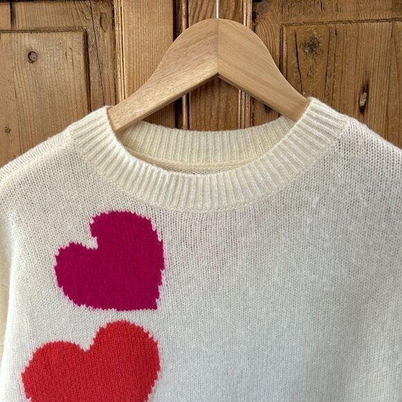 Lou & Grey‎ for LOFT Small Pullover Heart Sweater Knit - Picture 2 of 9